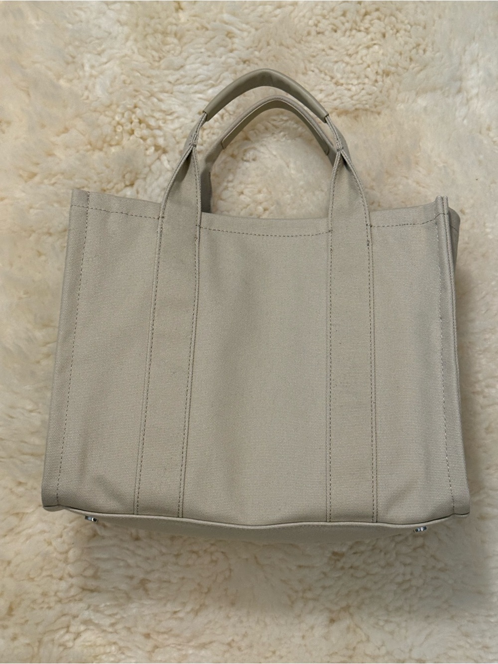 Quince 100% Canvas Small Crossbody Tote - Picture 2 of 5
